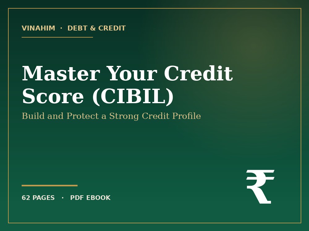Master Your Credit Score (CIBIL)