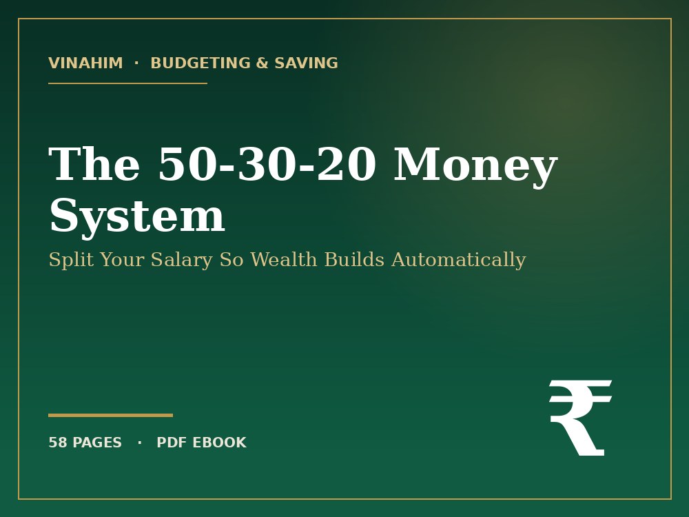 The 50-30-20 Money System